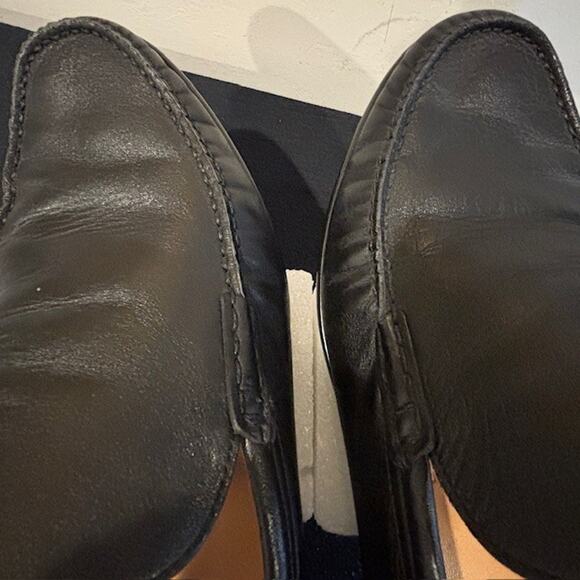 BALLY Colmar Leather mens loafers 9.5E Black Very Nice Condition - Picture 5 of 11